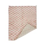 JAYS- Checkered Pink Beni Ourain Handmade 5'x6'5'' Rug