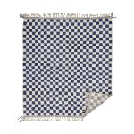 NEFSA- Checkered Beni Ourain Berber Berber Wool 8'2''x9'8'' Rug