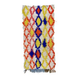 BREDA- Handmade Tribal Vintage Wool 2'4''x5'1'' Rug