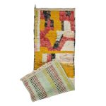 YELIR- Berber Yellow Red Boujaad Tribal Cotton 2'x6'1 Runner