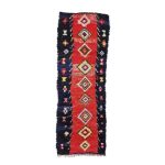 OLAN- Moroccan Handmade Vintage Pink Rug 2x9