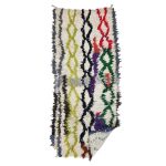 LUNJA- Moroccan Handmade Vintage Green x White Rug 2x6