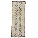 TAFSUT- Geometric Vintage Brown Beniourain 2x6 Rug