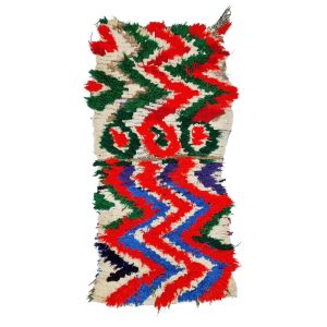 AMASTAN- Zigzag Vintage Red Beniourain 2x4 Rug