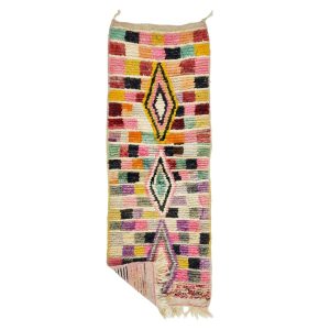 IKEN- Berber Checkered Funky Boujaad 2x6 Rug