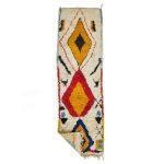 IGIDER- Berber Geometric Mustard x Red Boujaad 2x6 Rug