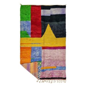 TASILI- Berber Abstract Funky Wool Boujaad 5x8 Rug