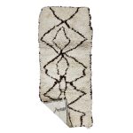 TAFRARA - Geometric Vintage Brown Beniourain 2x5 Rug