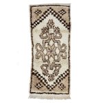 TITRIT - Geometric Vintage Brown Beniourain 2x6 Rug