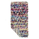 TINHINAN- Zig Zag Vintage Funky Boucherouite 2x6 Rug