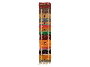 TUDERT - Berber Abstract Orange Wool Boujaad 2x11 Rug