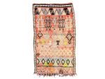 LALA - Berber Abstract Red Wool Boujaad 3x5 Rug
