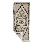 NUMINSA - Geometric Vintage Brown Beniourain 2x6 Rug
