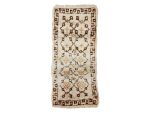 TALA- Geometric Vintage Brown Beniourain 2x5 Rug