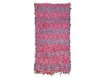 Aṣil  - Moroccan Handmade Geometric  Vintage Cotton 3x5 Area Rug
