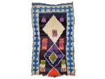 Lunja - Moroccan Handmade Geometric  Vintage Cotton 3x5 Rug