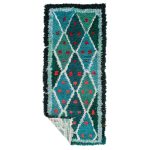 Tasghunt- Moroccan Handmade Vintage 2x6 Geometric Rug